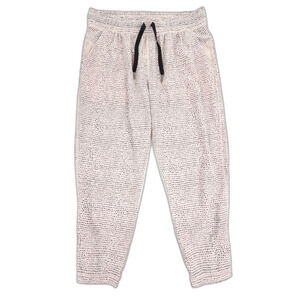 LULULEMON Jet Crop Luon Slim Dottie Dash Grain Black Boyfriend Jogger Pants 6